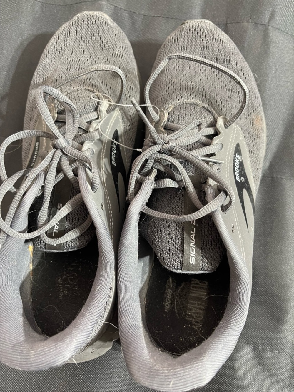 Brooks Gray Knit Running Shoes